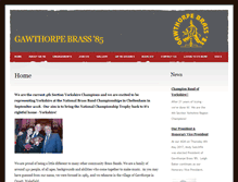 Tablet Screenshot of gawthorpebrass85.co.uk